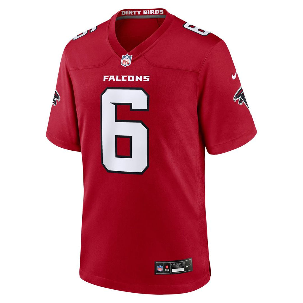 Men's Atlanta Falcons Nick Folk Nike  Red Team Game Jersey