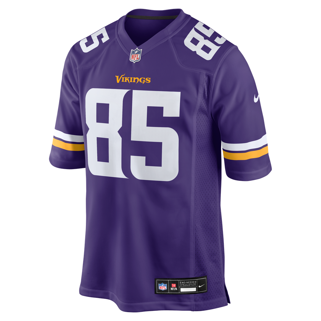 Men's Minnesota Vikings Ben Yurosek Nike  Purple Team Game Jersey