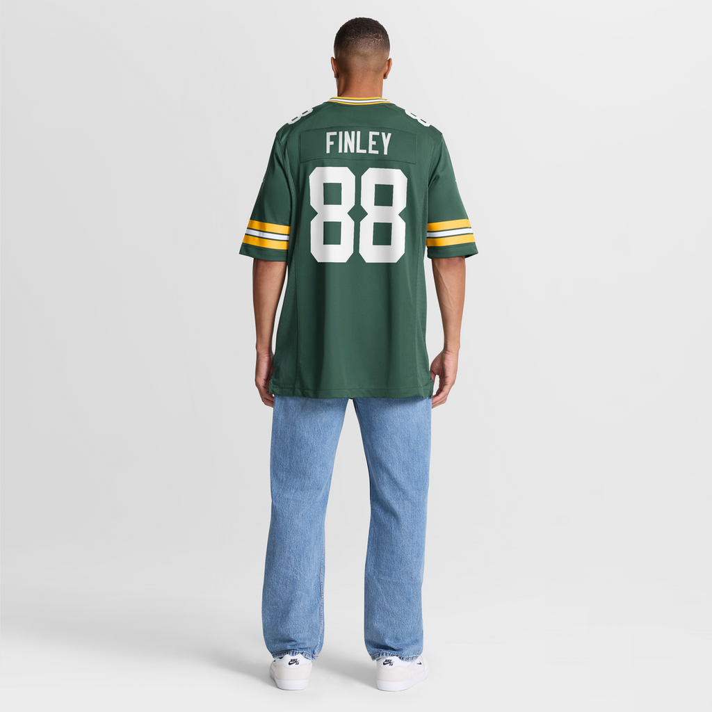 Men's Green Bay Packers Jermichael Finley Nike Green Game Retired Player Jersey