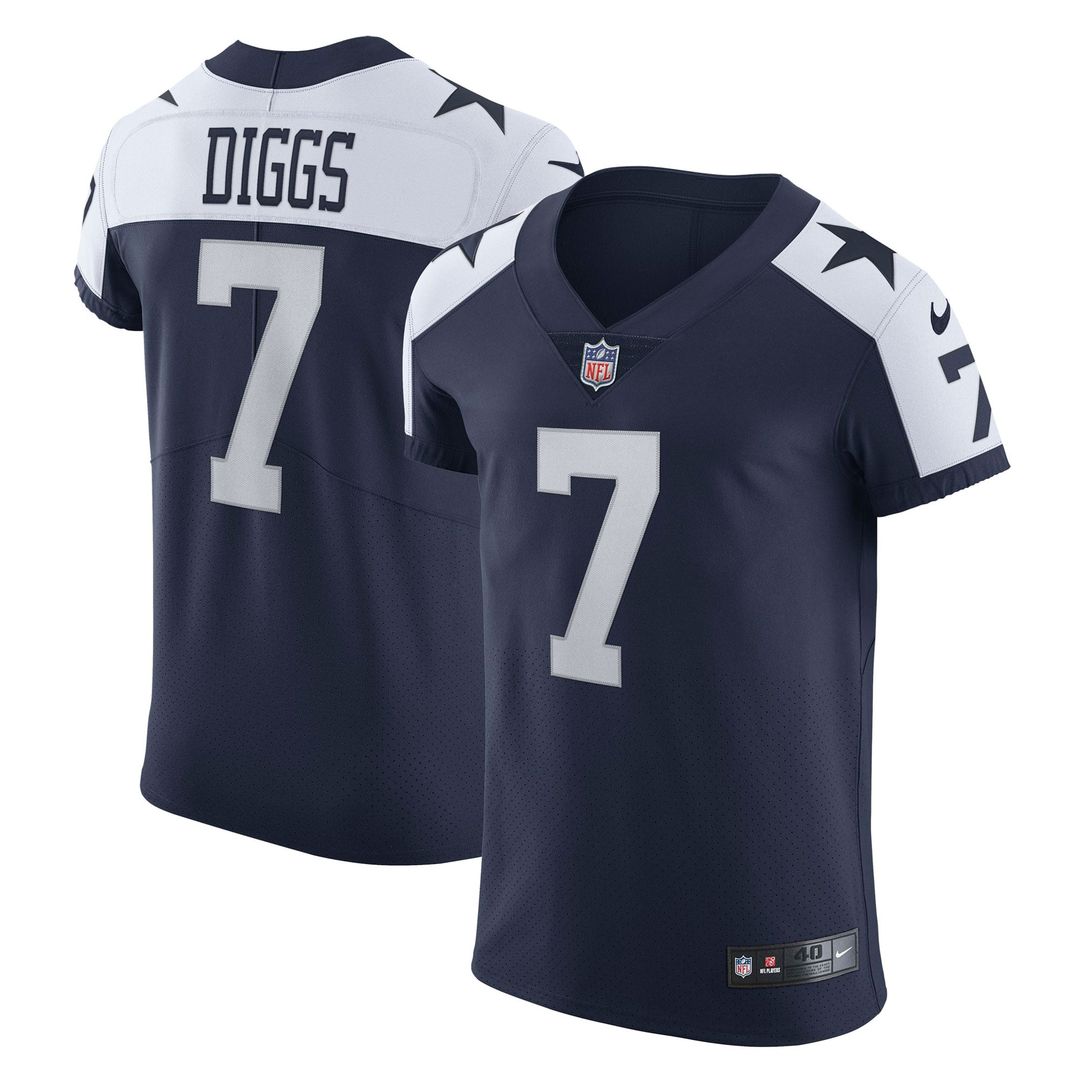Men's Dallas Cowboys Trevon Diggs Nike White Vapor Elite Jersey