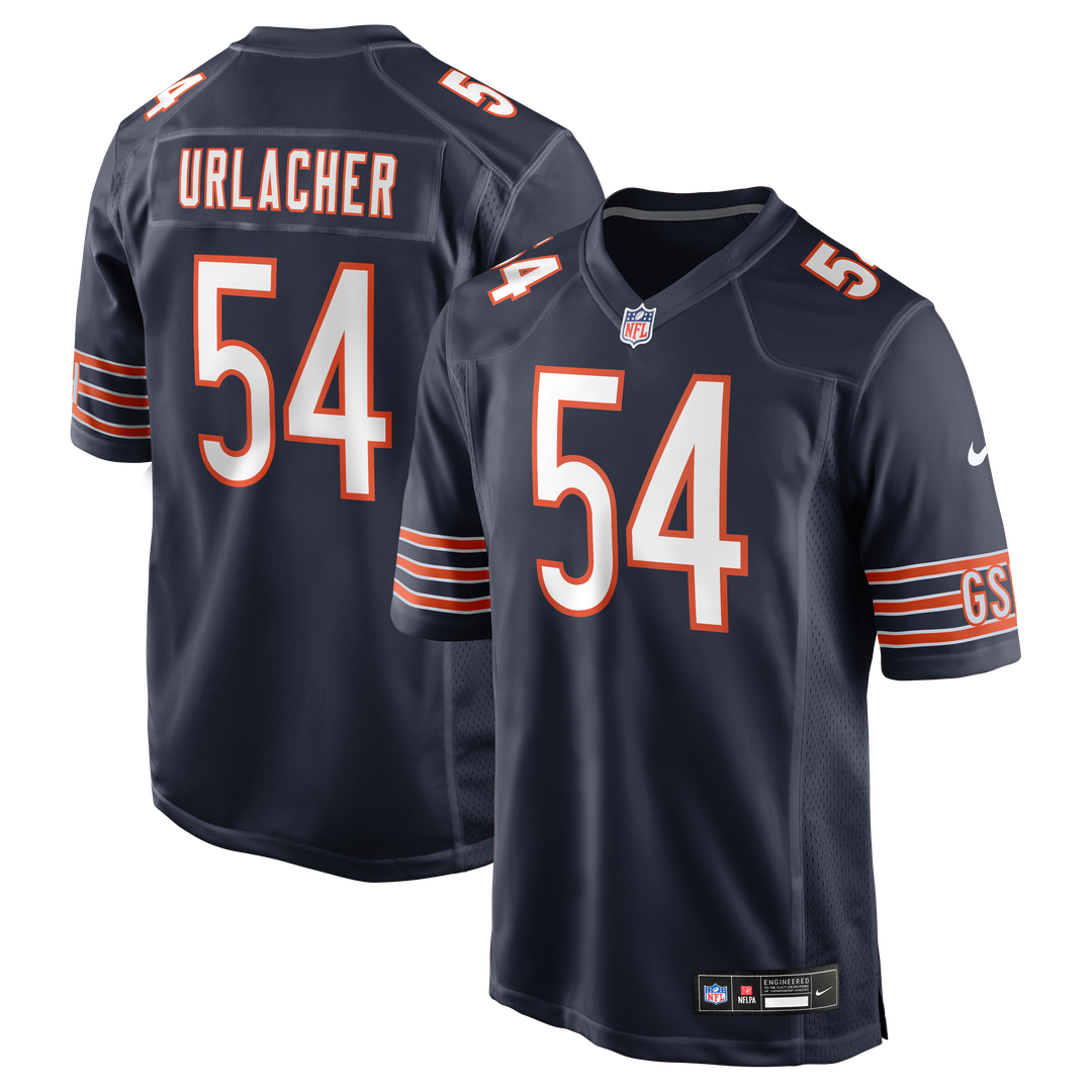 Men's Chicago Bears Brian Urlacher Nike White Retired Player Game Jersey