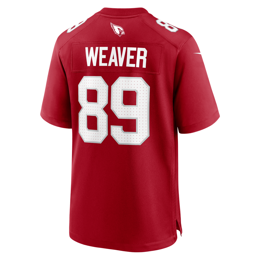 Men's Arizona Cardinals Xavier Weaver Nike  Cardinal Team Game Jersey