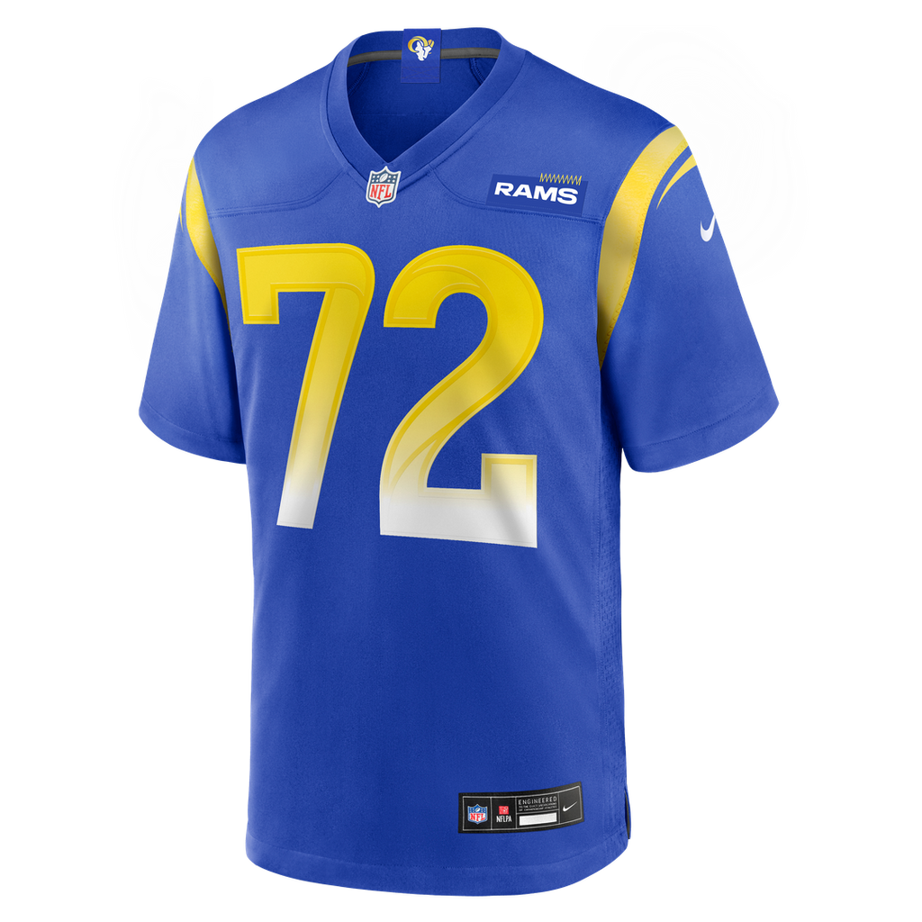 Men's Los Angeles Rams D.J. Humphries Nike  Royal Team Game Jersey