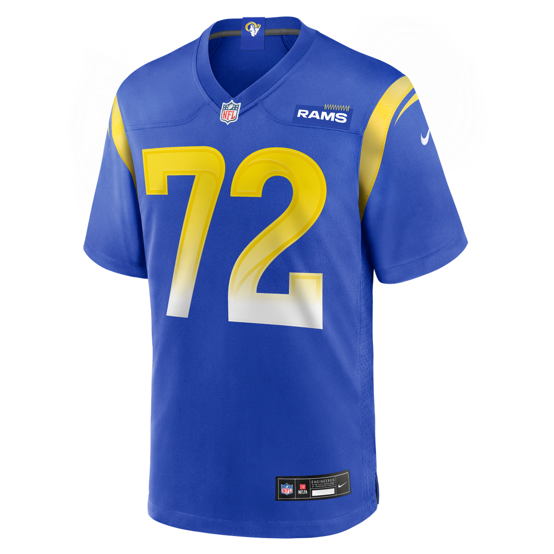 Men's Los Angeles Rams D.J. Humphries Nike  Royal Team Game Jersey