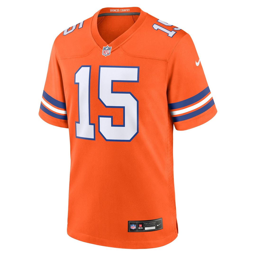 Men's Denver Broncos Nik Bonitto Nike  Orange Alternate 2 Mile High Collection 1977 Throwback Game Jersey