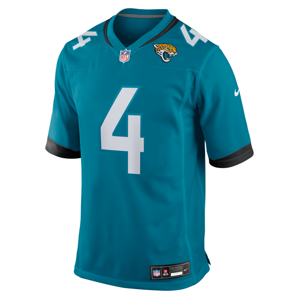 Men's Jacksonville Jaguars Tank Bigsby Nike Teal Game Jersey