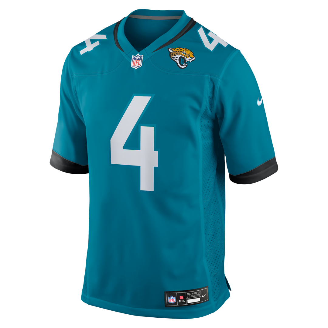 Men's Jacksonville Jaguars Tank Bigsby Nike Teal Game Jersey
