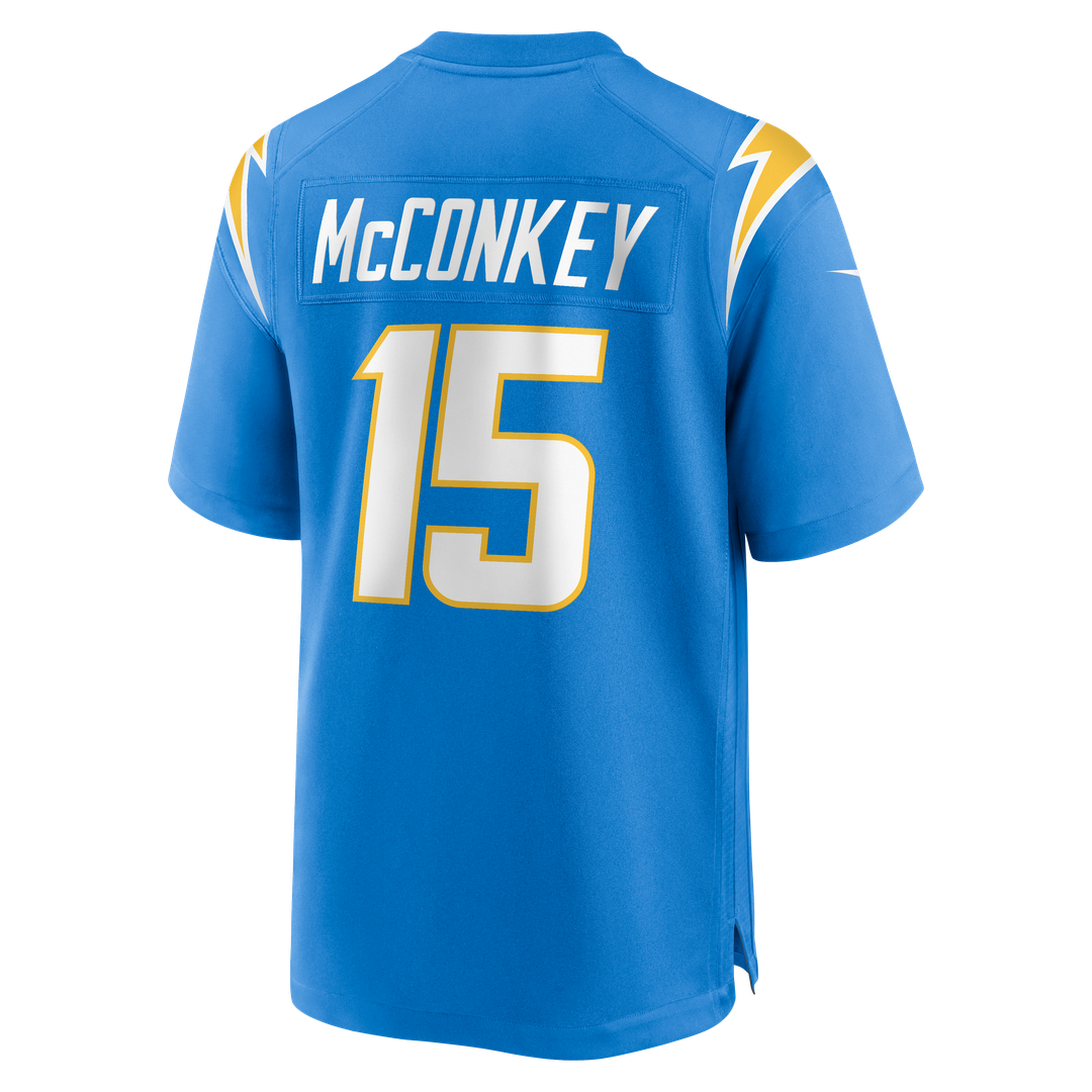 Men's Los Angeles Chargers Ladd McConkey Nike Powder Blue  Player Game Jersey