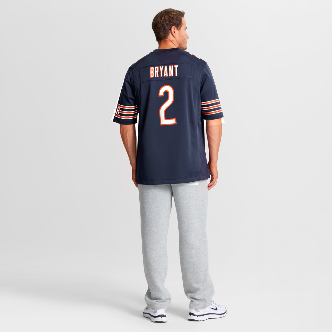 Men's Chicago Bears Coby Bryant Nike  Navy Team Game Jersey