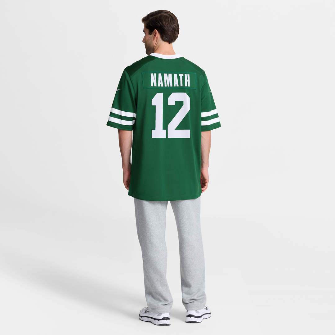 Men's New York Jets Joe Namath Nike White Classic Alternate Retired Player Game Jersey