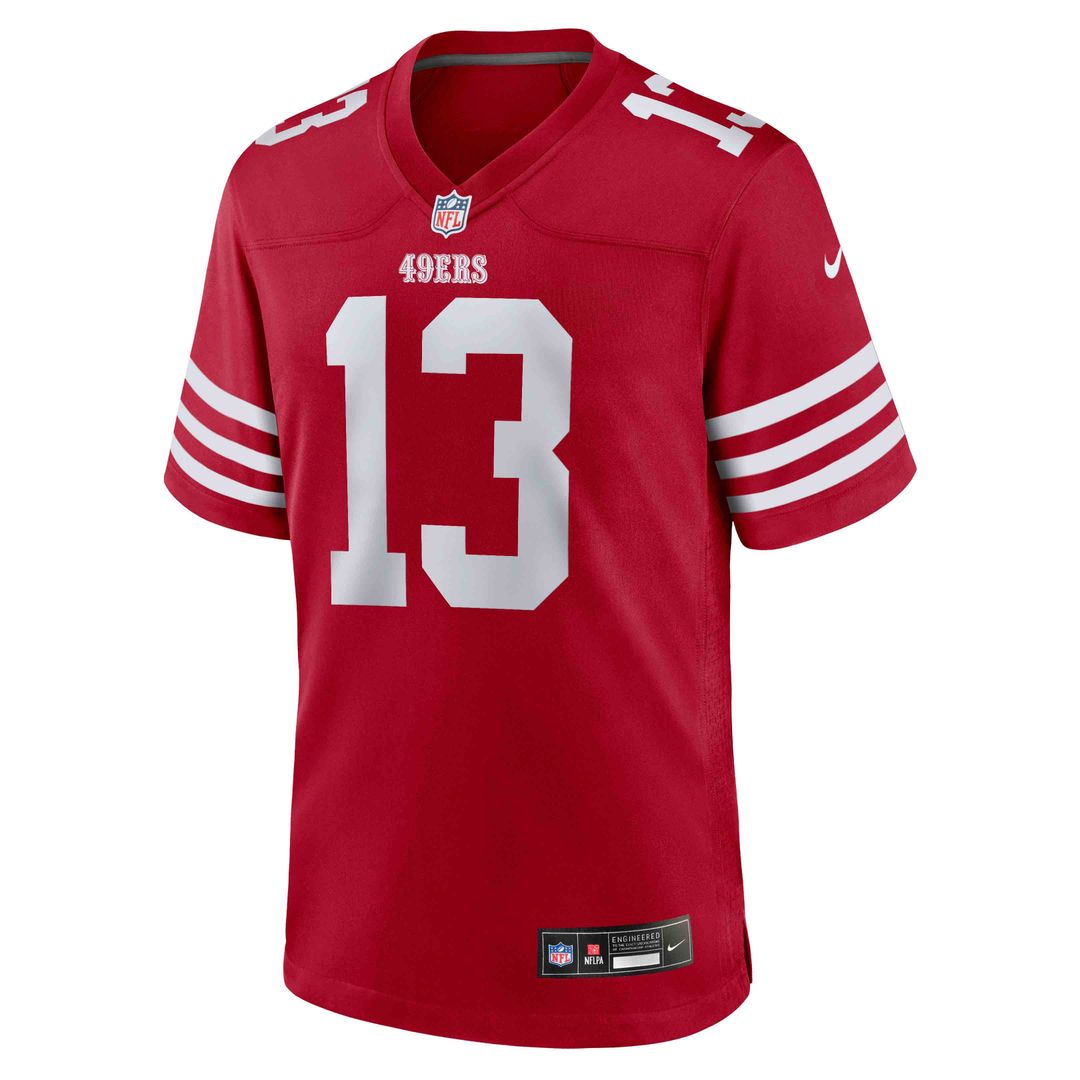 Men's San Francisco 49ers Brock Purdy Nike White Game Player Jersey