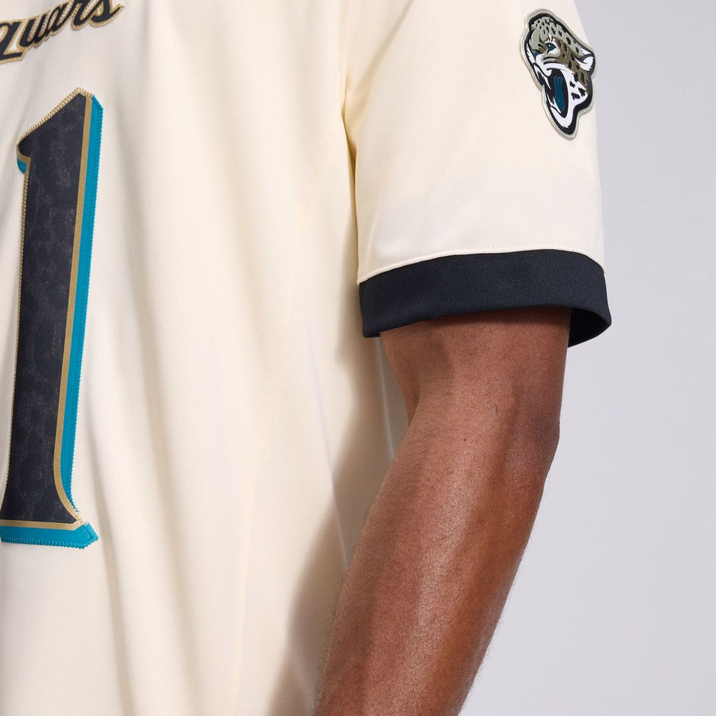 Men's Jacksonville Jaguars Parker Washington Nike Natural 2026 Rivalries Collection Stitched Limited Jersey