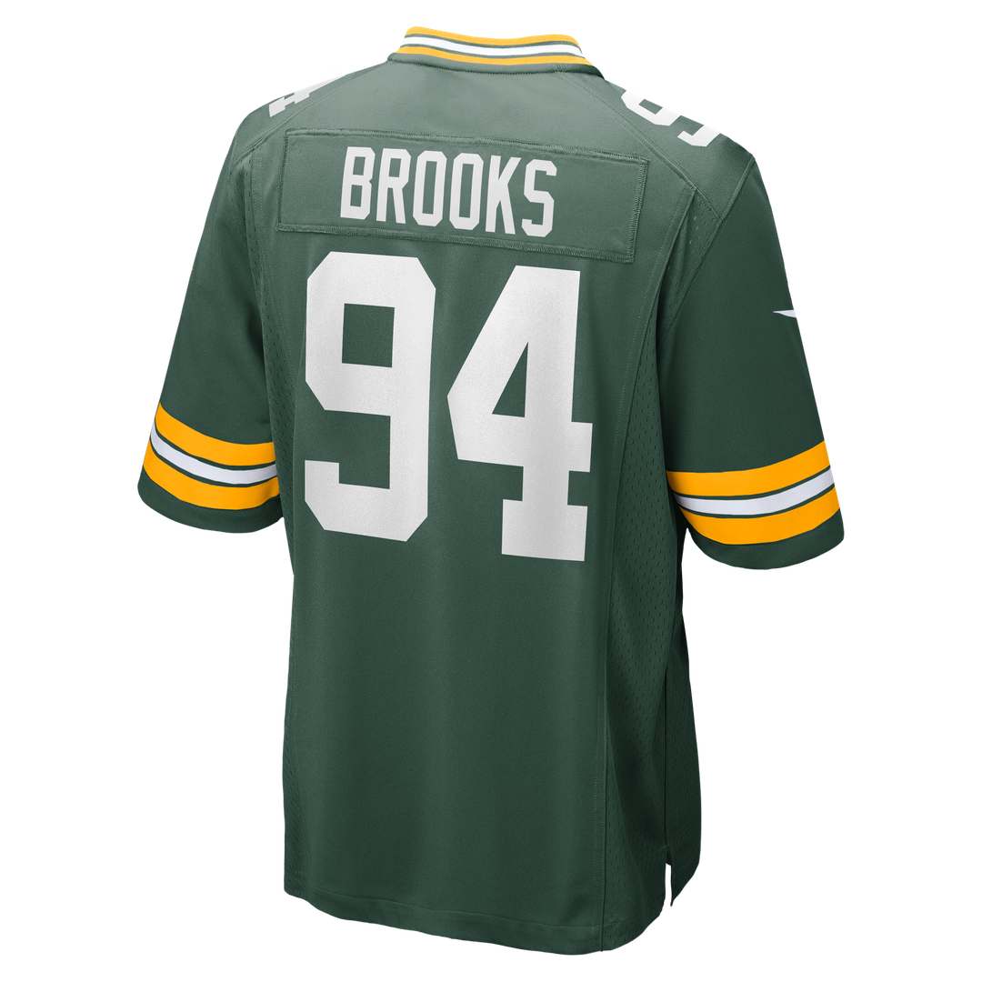 Men's Green Bay Packers Karl Brooks Nike  Green  Game Jersey