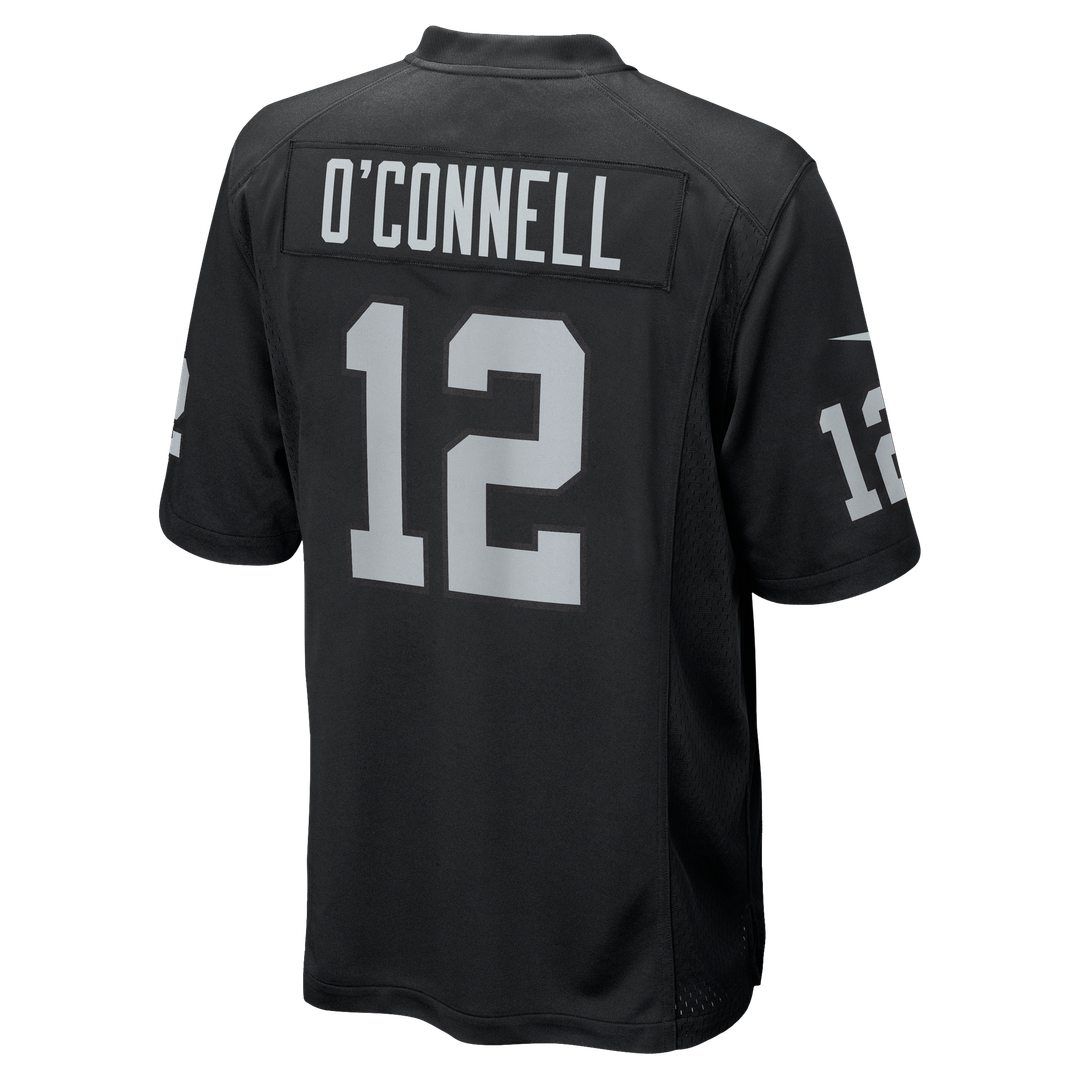 Men's Las Vegas Raiders Aidan O'Connell Nike  Black Team Game Jersey