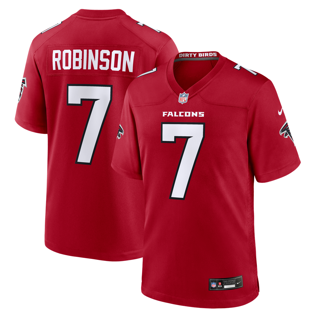 Men's Atlanta Falcons Bijan Robinson Nike White Game Jersey