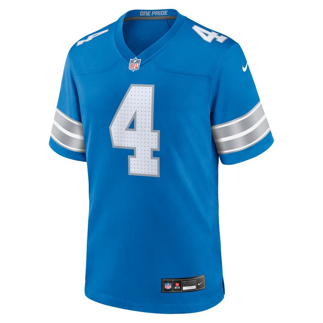 Men's Detroit Lions D.J. Reed Nike  Blue Team Game Jersey
