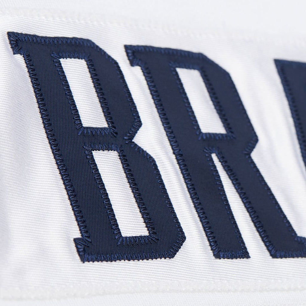 Men's New England Patriots Tom Brady Mitchell & Ness Navy Super Bowl XXXVI Authentic Throwback Jersey