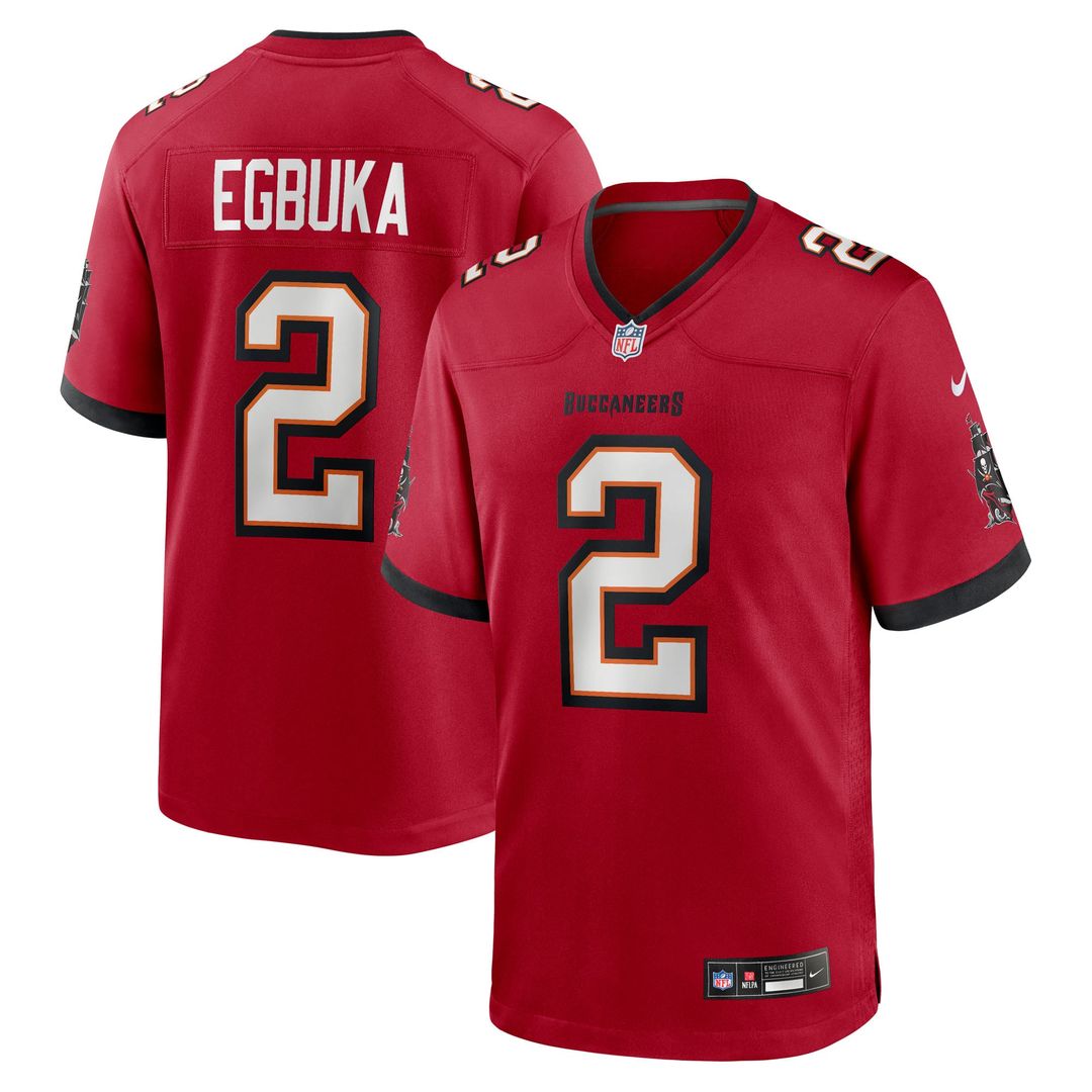 Men's  Tampa Bay Buccaneers Emeka Egbuka Nike Creamsicle Alternate 2  Game Jersey