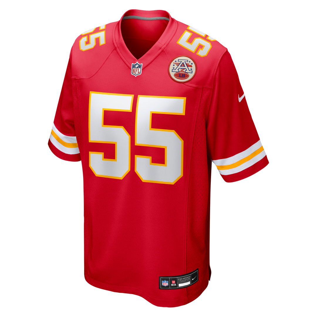 Men's Kansas City Chiefs Omarr Norman-Lott Nike  Red Team Game Jersey