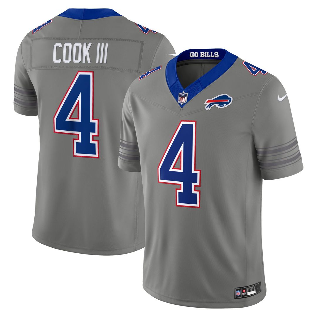 Men's Buffalo Bills James Cook III Nike Royal Team Vapor F.U.S.E. Stitched Limited Jersey