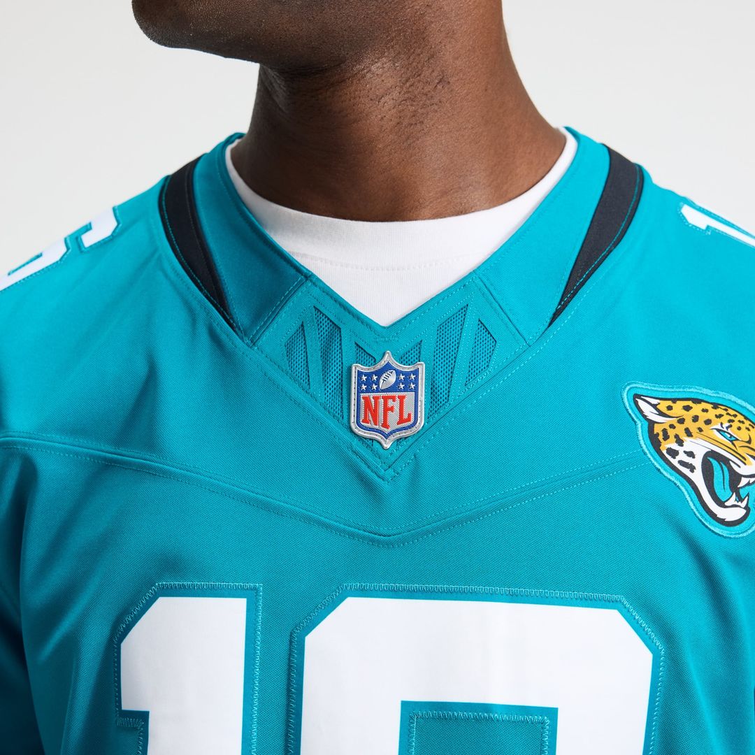 Men's Jacksonville Jaguars Trevor Lawrence Nike Teal Team Vapor F.U.S.E. Stitched Limited Jersey