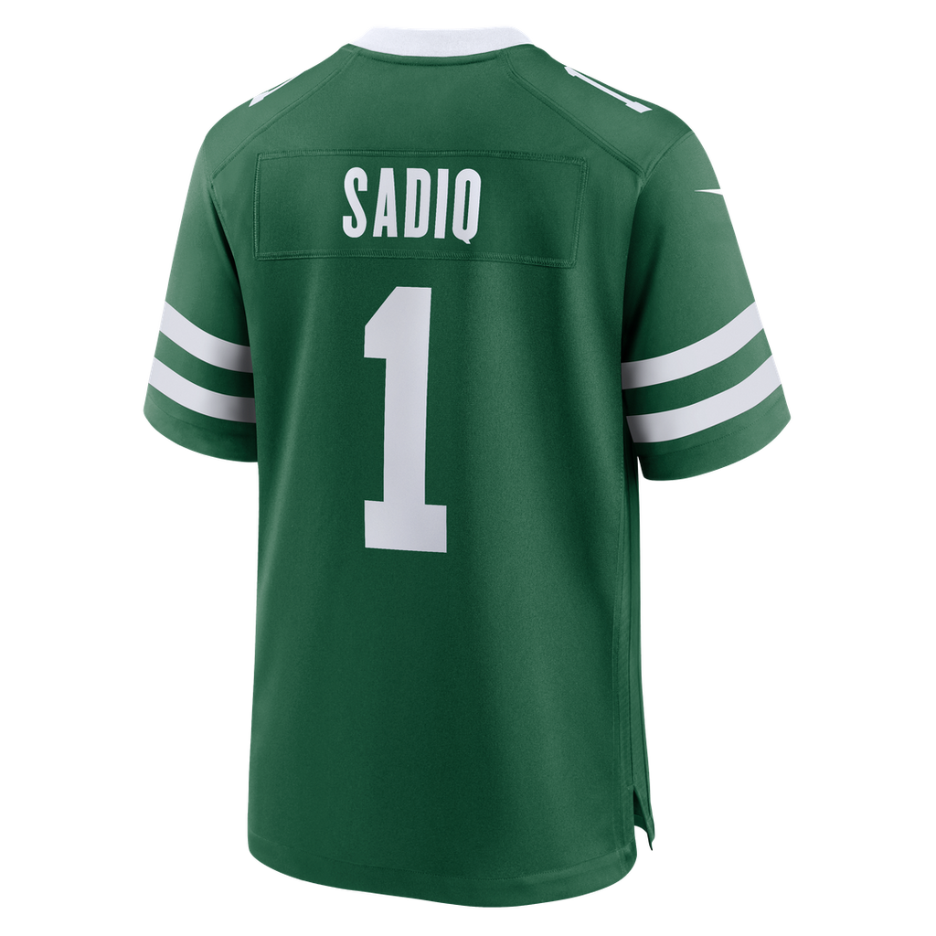 Men's New York Jets Kenyon Sadiq Nike Green Team Game Jersey