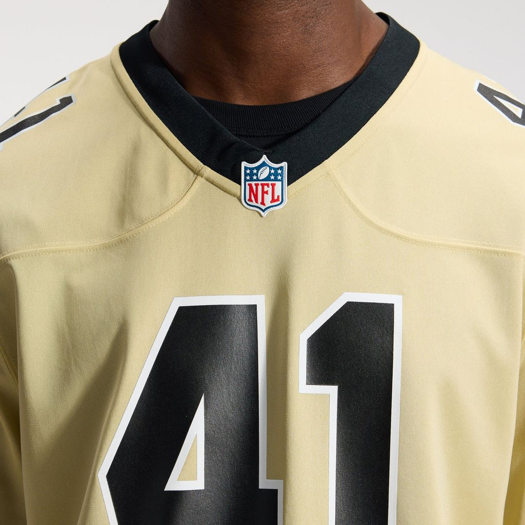 Men's New Orleans Saints Alvin Kamara Nike Gold Gameday Golds Alternate Game Player Jersey