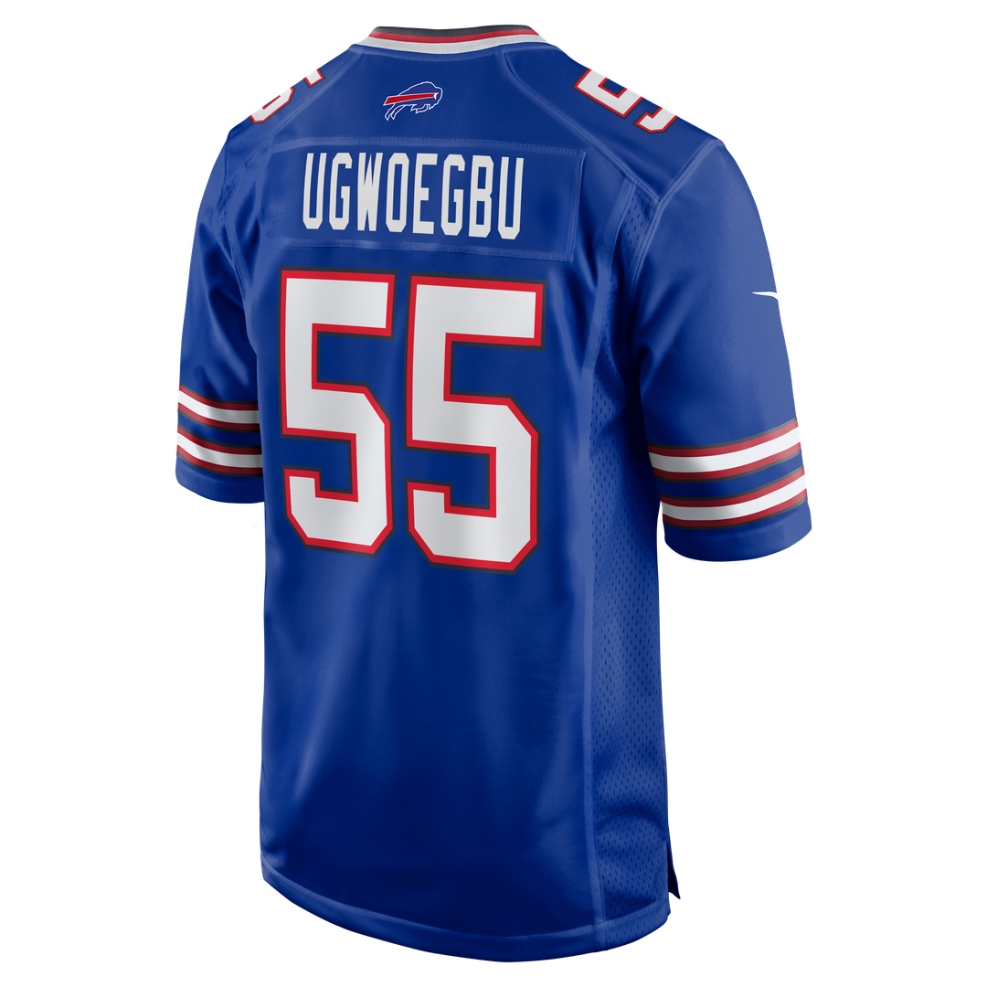 Men's Buffalo Bills David Ugwoegbu Nike  Royal Game Jersey