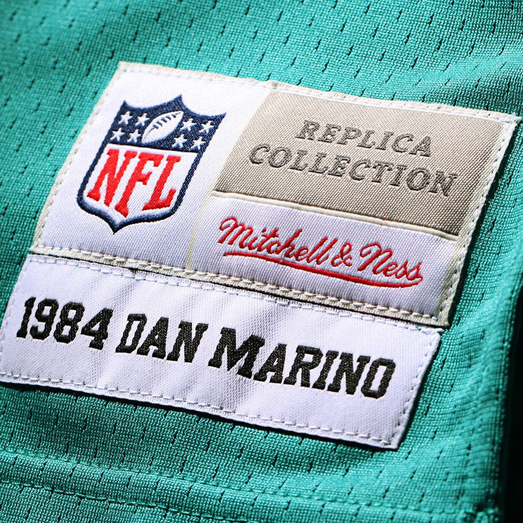 Men's Miami Dolphins Dan Marino Mitchell & Ness White Big & Tall 1984 Retired Player Replica Jersey