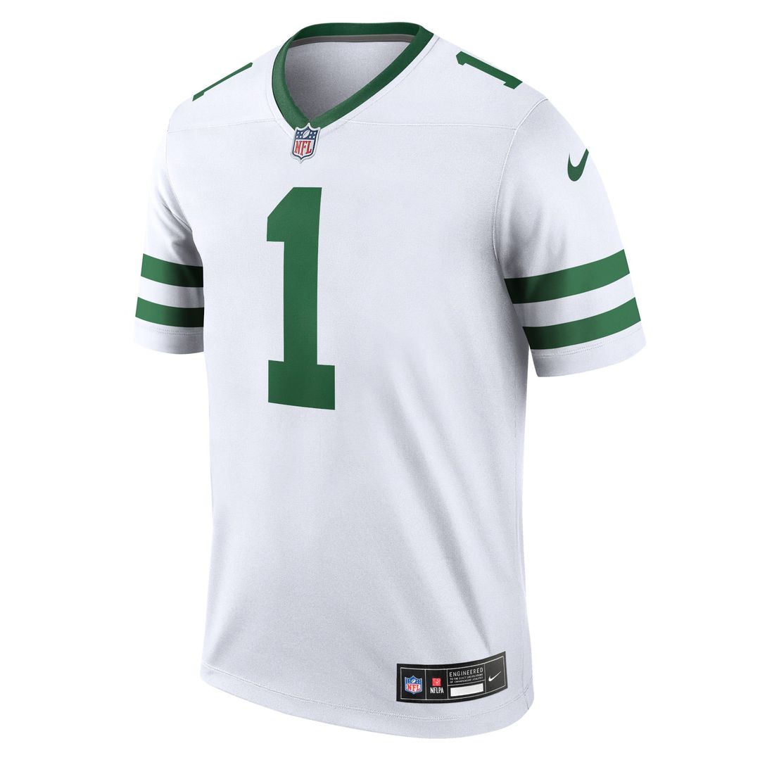 Men's New York Jets Ahmad Sauce Gardner Nike White Legend Player Performance Top