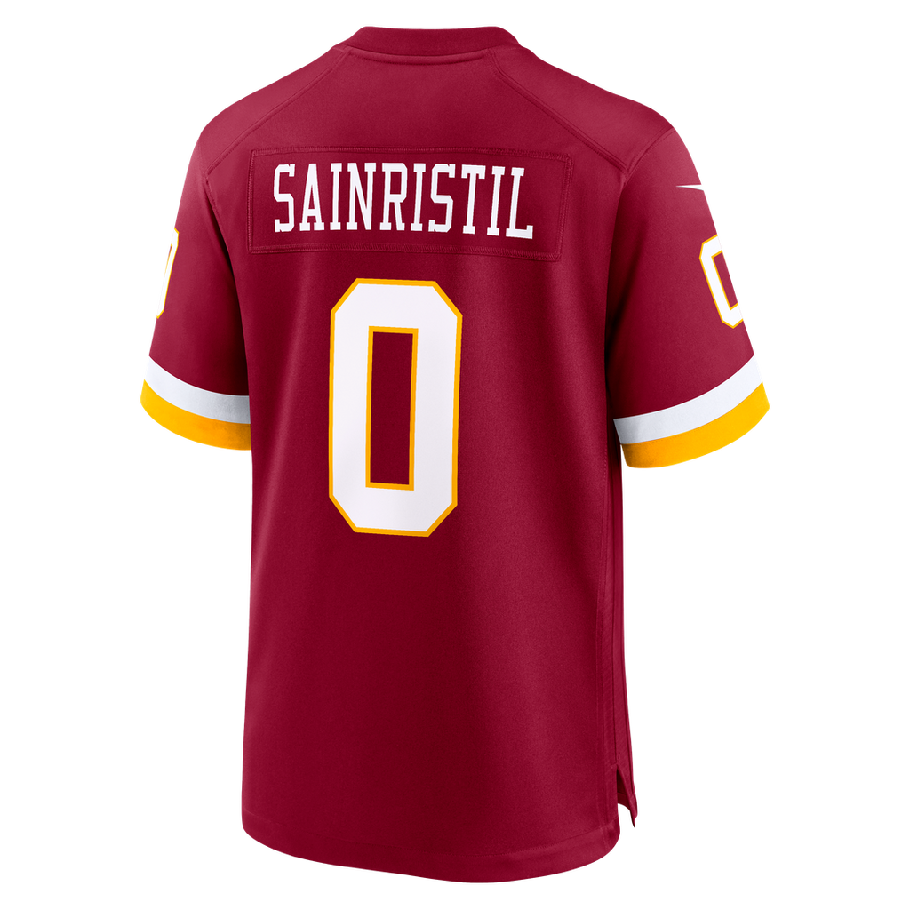 Men's Washington Commanders Mike Sainristil Nike Burgundy Game Jersey