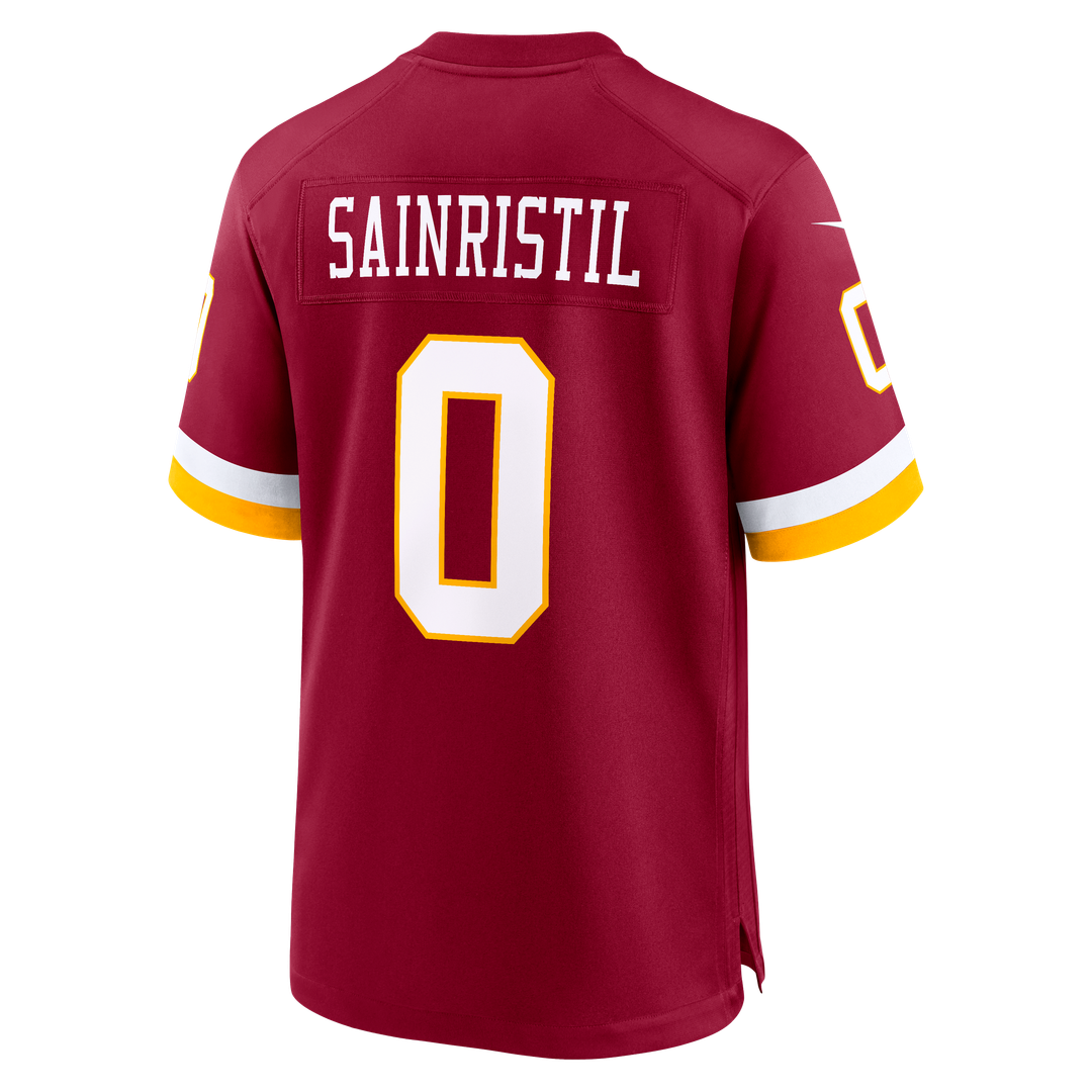 Men's Washington Commanders Mike Sainristil Nike Black Hail Raiser Alternate Game Jersey