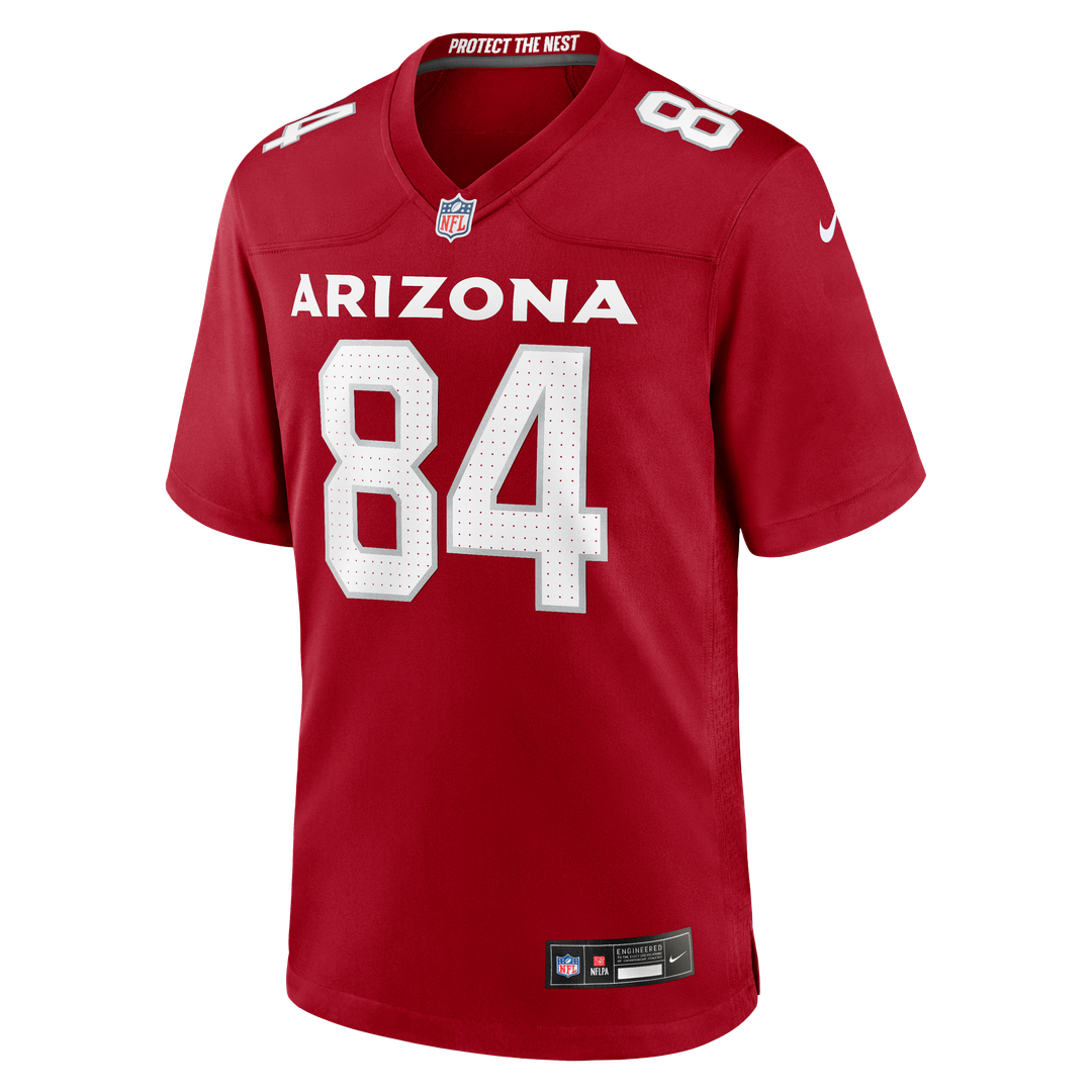 Men's Arizona Cardinals Elijah Higgins Nike  Cardinal Team Game Jersey