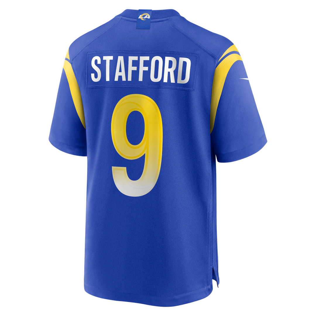 Men's Los Angeles Rams Matthew Stafford Nike Royal Player Game Jersey