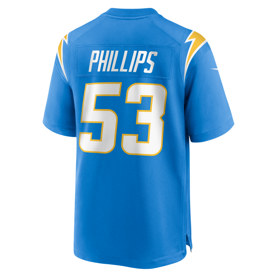 Men's Los Angeles Chargers Del'Shawn Phillips Nike  Powder Blue Team Game Jersey