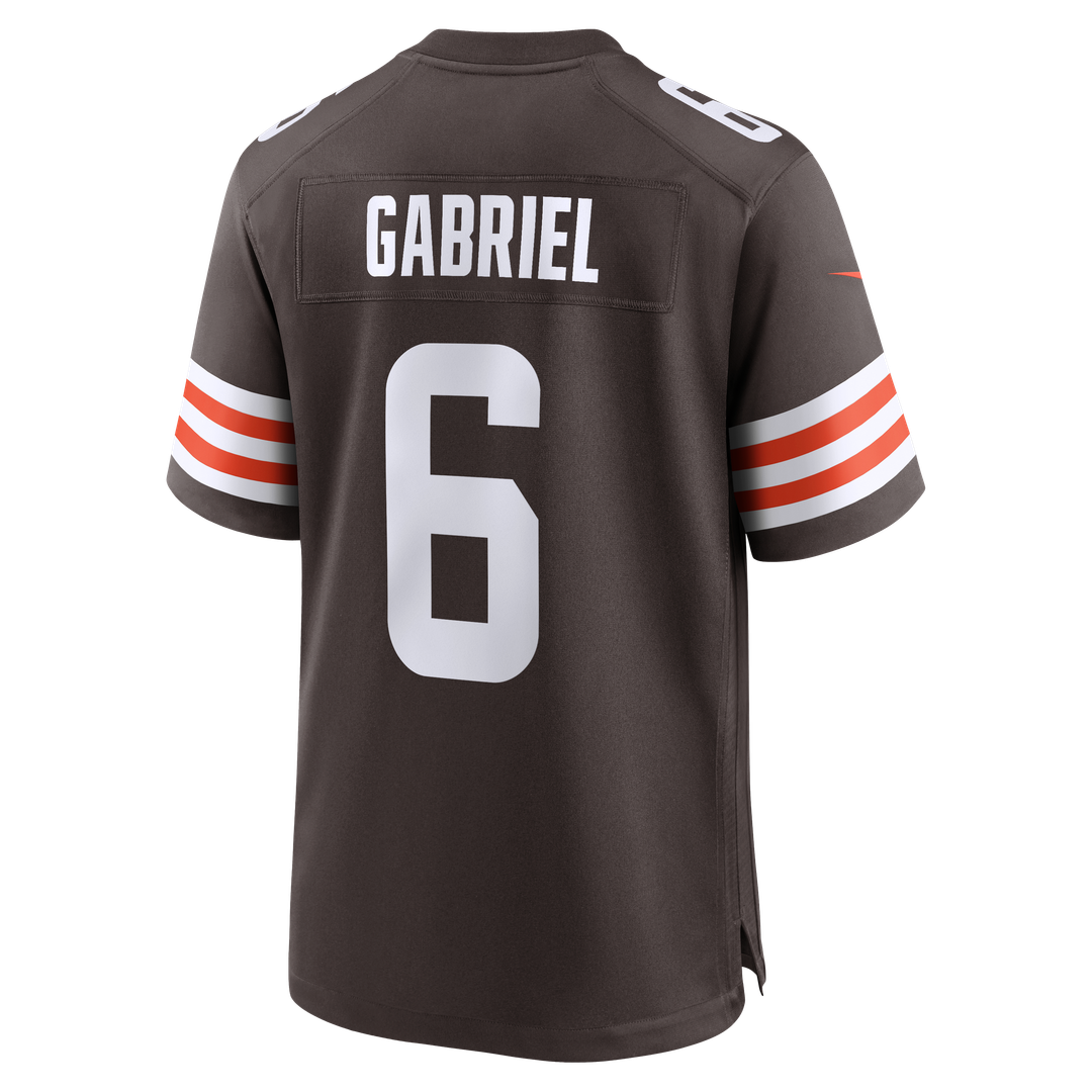 Men's Cleveland Browns Dillon Gabriel Nike Brown Team Game Jersey