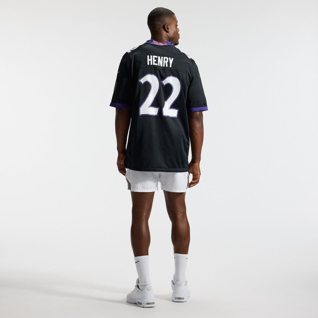 Men's Baltimore Ravens Derrick Henry Nike Black Alternate Game Jersey