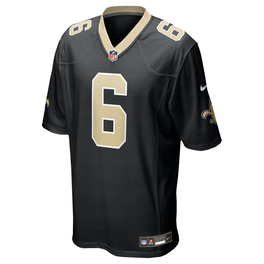 Men's New Orleans Saints Tyler Shough Nike White Game Player Jersey