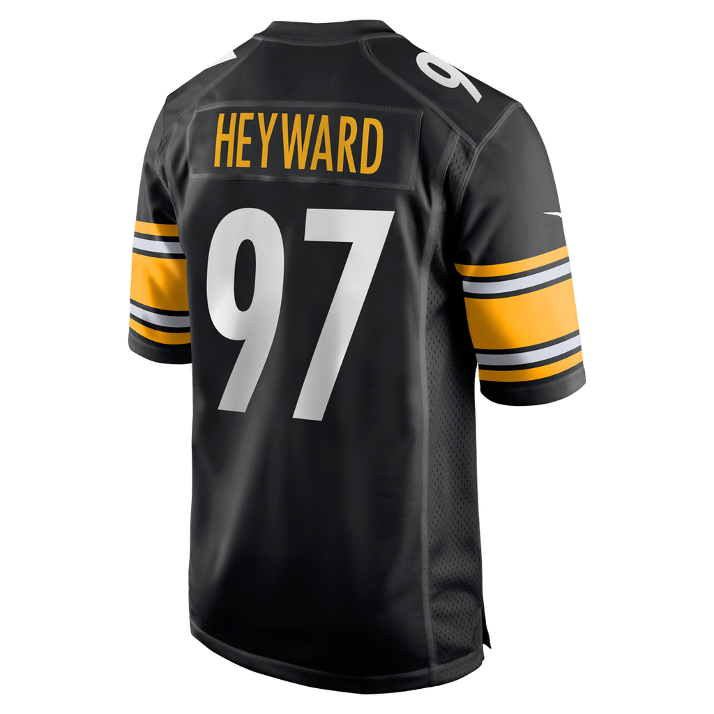 Men's Pittsburgh Steelers Cameron Heyward Nike Black Game Jersey