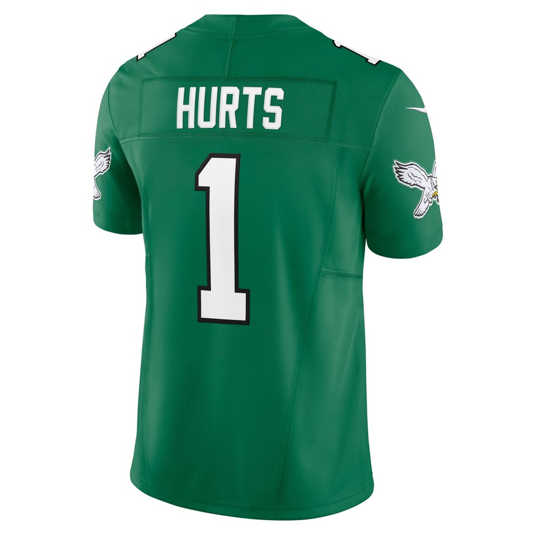 Men's Philadelphia Eagles Jalen Hurts Nike Black Alternate Vapor F.U.S.E. Limited Jersey