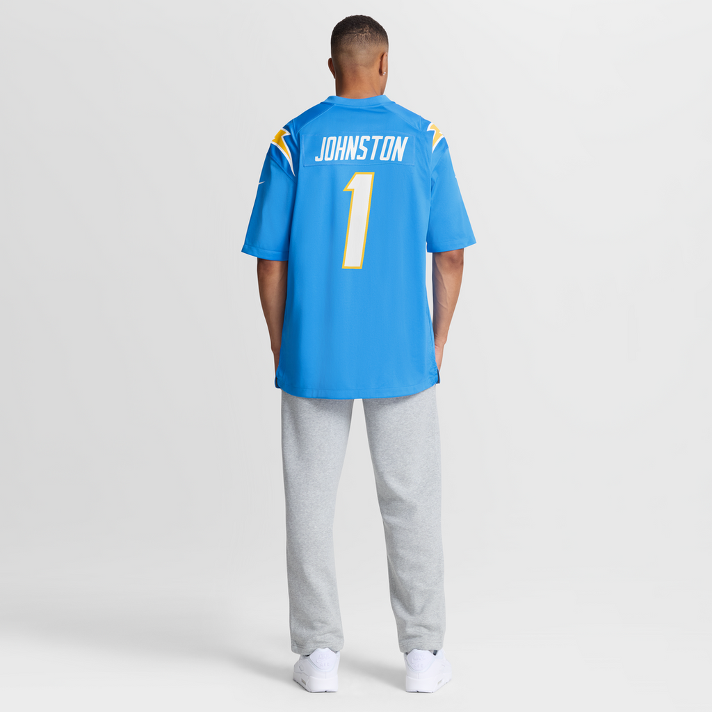 Men's Los Angeles Chargers Quentin Johnston Nike Powder Blue  Game Player Jersey