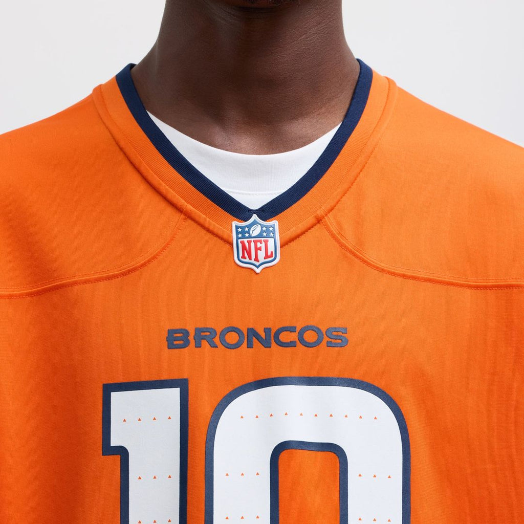 Men's Denver Broncos Bo Nix Nike Orange  Player Game Jersey