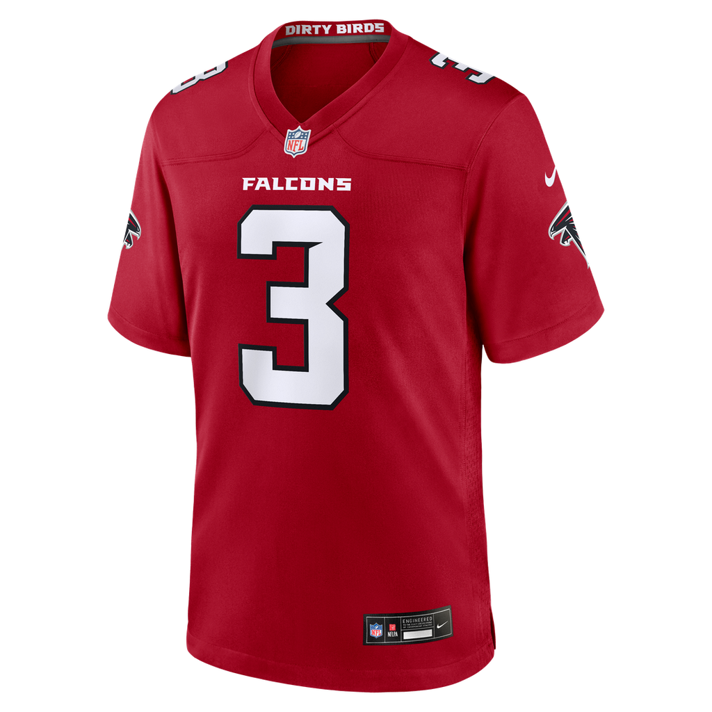 Men's Atlanta Falcons Jessie Bates III Nike White Game Jersey