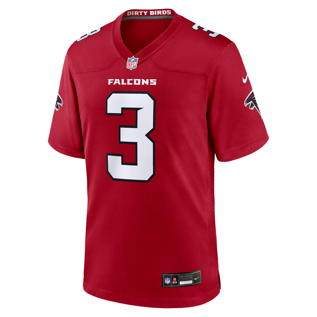 Men's Atlanta Falcons Jessie Bates III Nike White Game Jersey