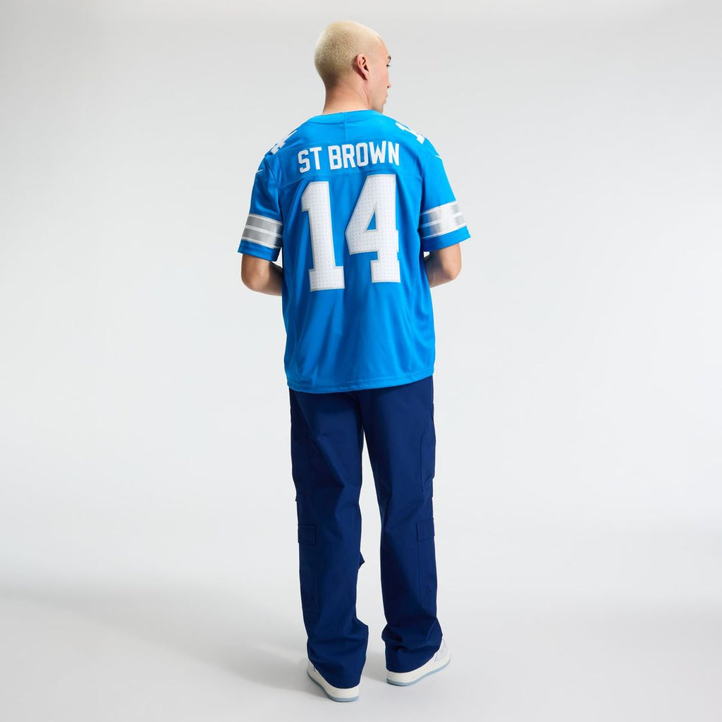Men's Detroit Lions Amon-Ra St. Brown Nike Black Alternate Vapor F.U.S.E. Stitched Limited Jersey