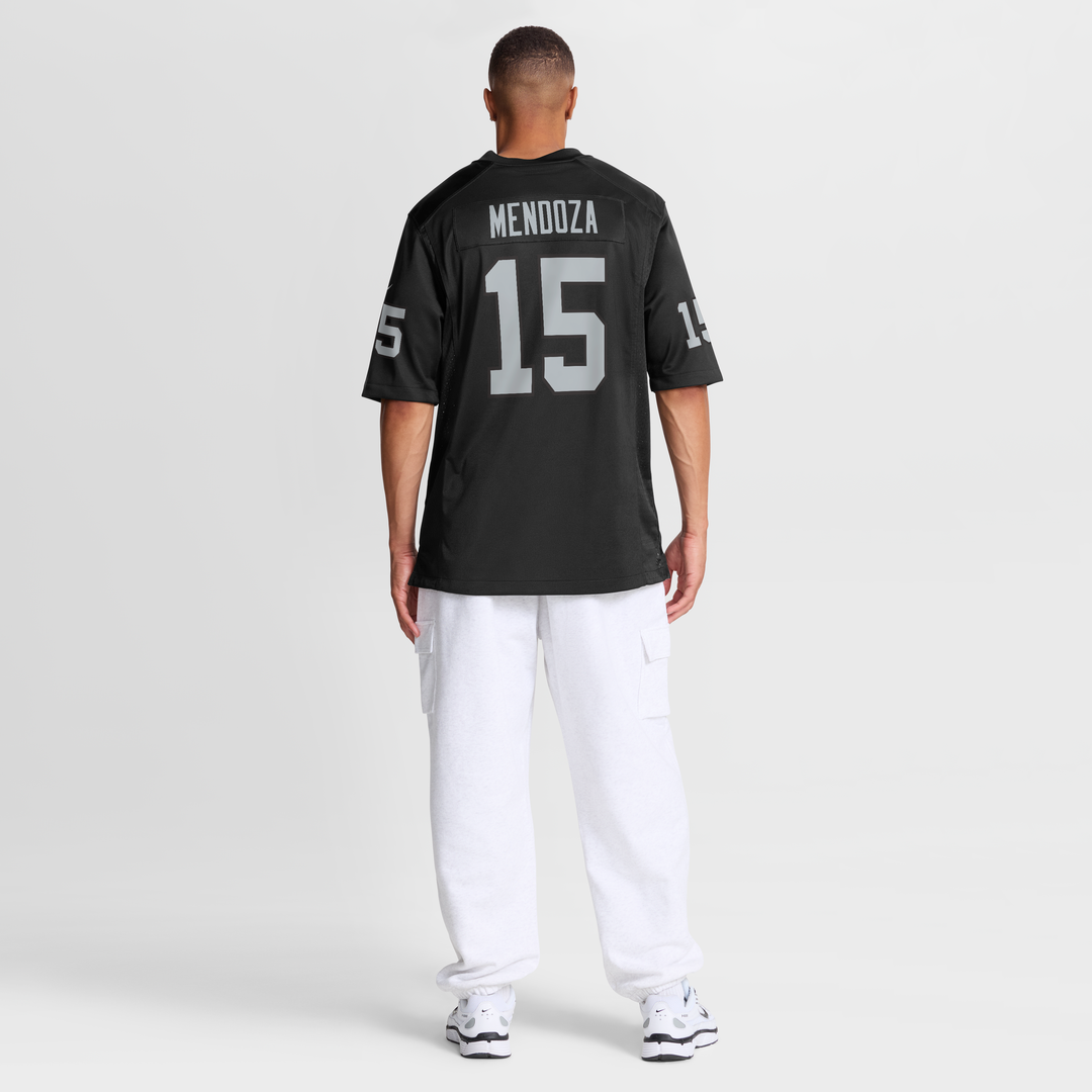 Men's Las Vegas Raiders Fernando Mendoza Nike Black Team Game Jersey