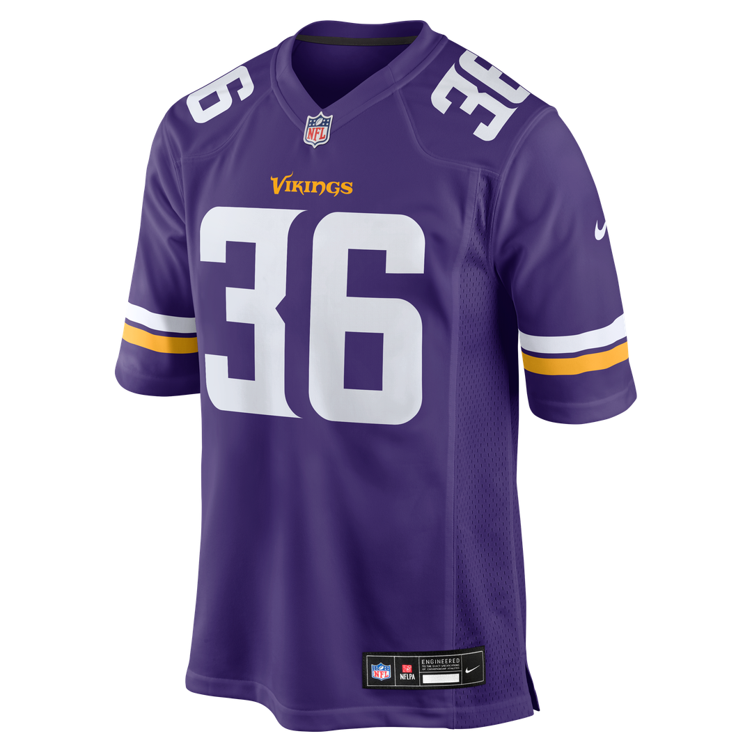 Men's Minnesota Vikings Zavier Scott Nike  Purple Team Game Jersey