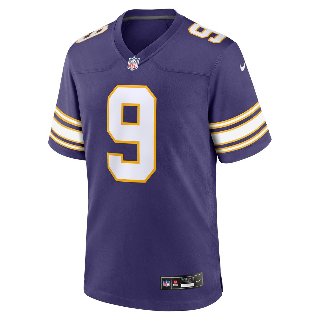 Men's Minnesota Vikings J.J. McCarthy Nike Purple 2nd Alternate  Player Game Jersey
