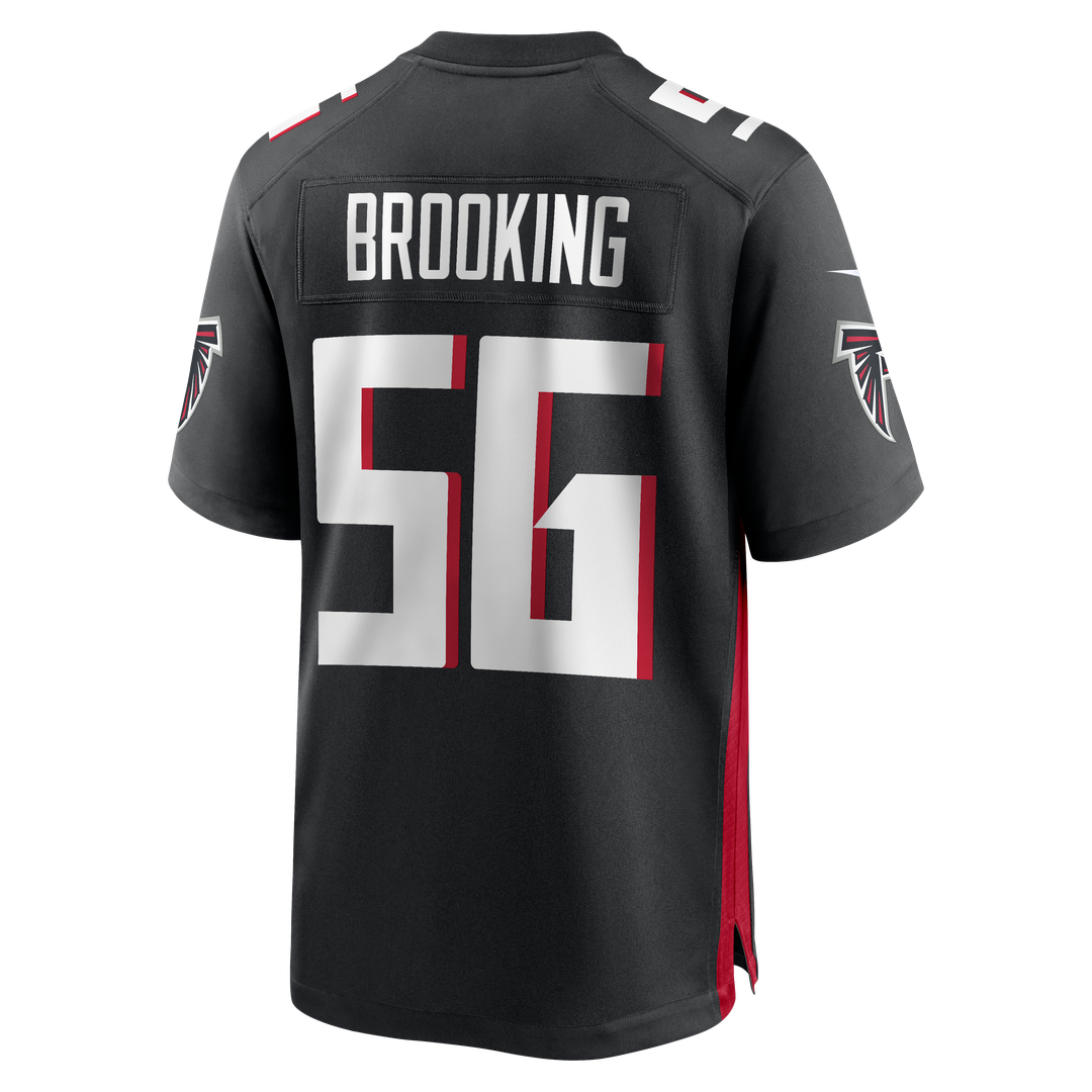Men's Atlanta Falcons Keith Brooking Nike Black Game Retired Player Jersey