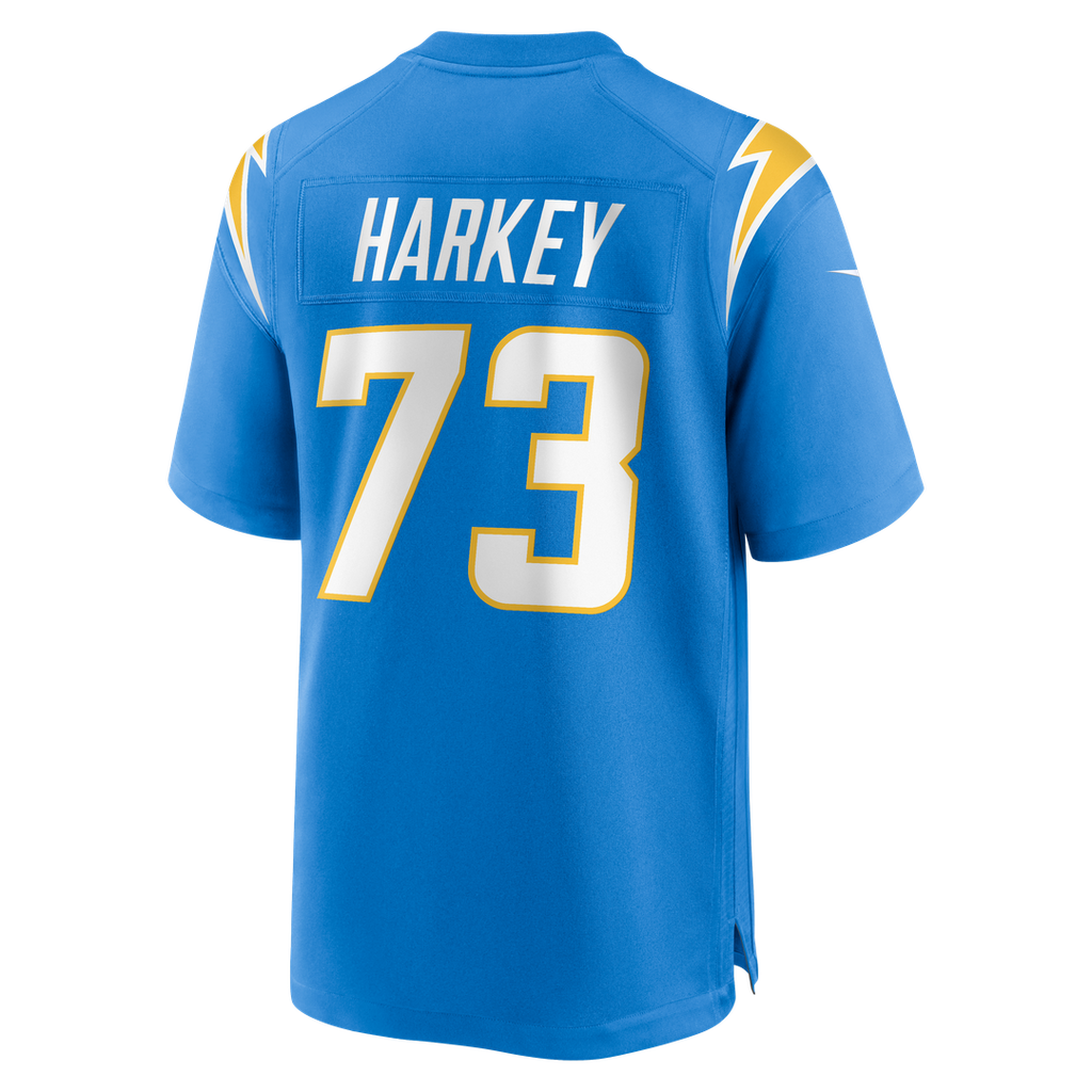 Men's Los Angeles Chargers Alex Harkey Nike Powder Blue Team Game Jersey